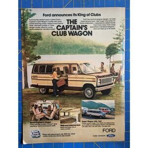 Vintage Print Ad 1978 Ford Wagon